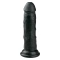 Realistic dildo with vacuum base Easy 15.5 cm black