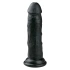 Realistic dildo with vacuum base Easy 15.5 cm black