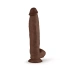 Large realistic dildo with vacuum base and testicles Travis brown [3]