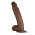 Large realistic dildo with vacuum base and testicles Travis brown
