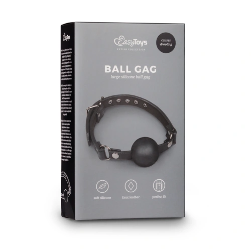Large Easy silicone mouth ball gag [3]