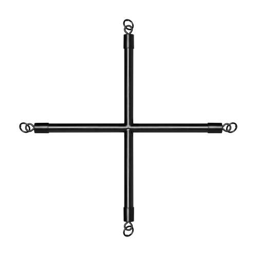 Cross Metal Bondage Bar with Wrist and Ankle Restraints Bedroom Fantasies [1]