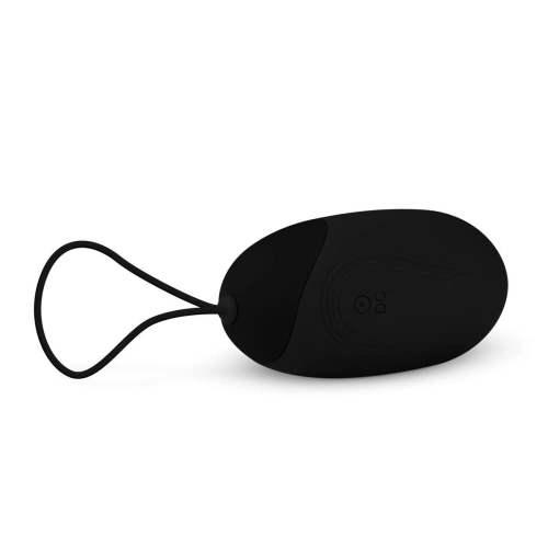 Large rechargeable vibrating egg made of silicone Big Egg XL black [1]