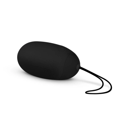 Large rechargeable vibrating egg made of silicone Big Egg XL black [2]