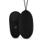 Large rechargeable vibrating egg made of silicone Big Egg XL black