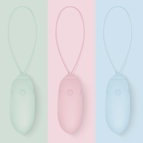 Powerful wireless rechargeable silicone egg Luv Egg green [10]