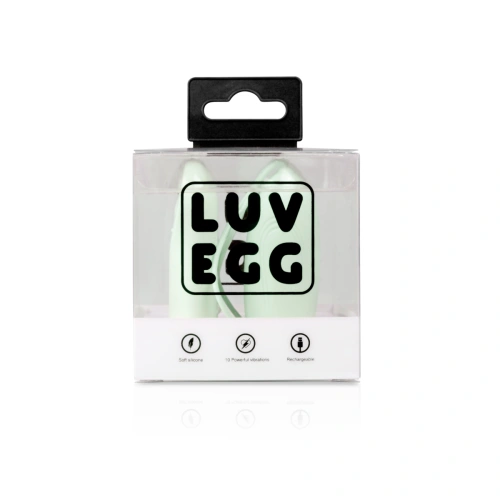Powerful wireless rechargeable silicone egg Luv Egg green [11]