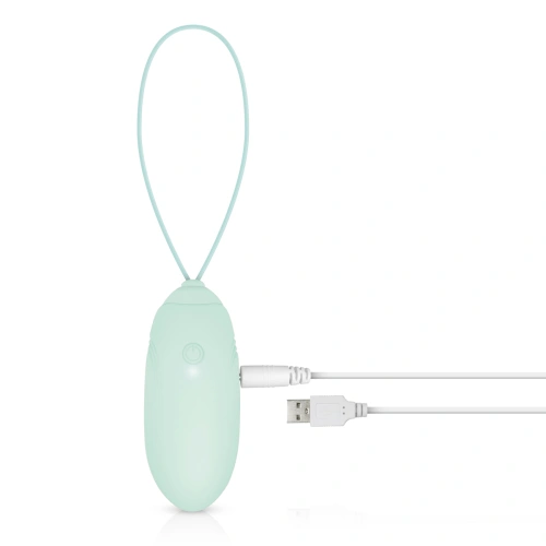 Powerful wireless rechargeable silicone egg Luv Egg green [3]