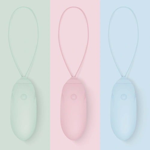 Powerful wireless rechargeable silicone egg Luv Egg pink [10]