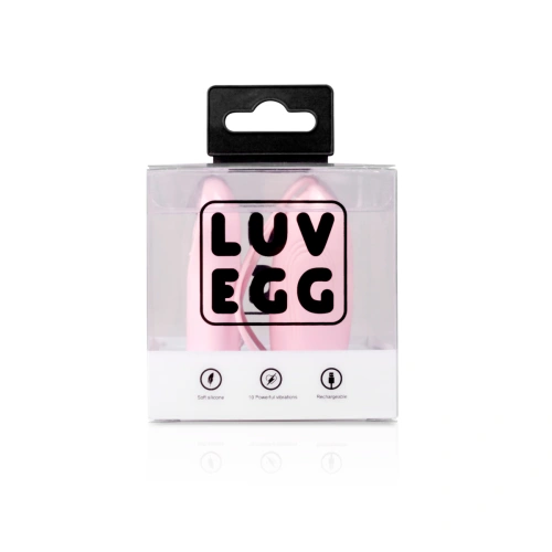 Powerful wireless rechargeable silicone egg Luv Egg pink [11]
