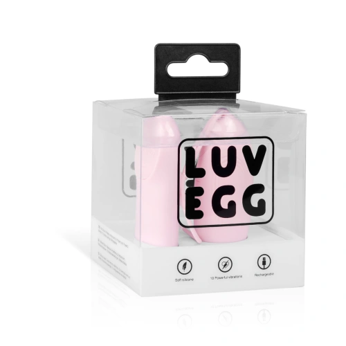 Powerful wireless rechargeable silicone egg Luv Egg pink [12]