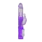 ​Rabbit vibrator with rotating end and pearls and up and down movement Easy purple