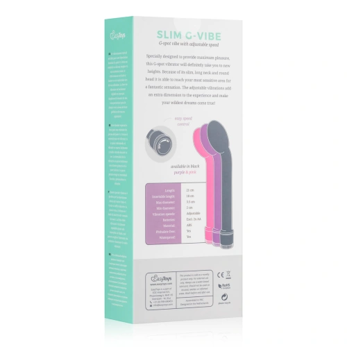 G-spot vibrator black Slim G-Vibe [6]