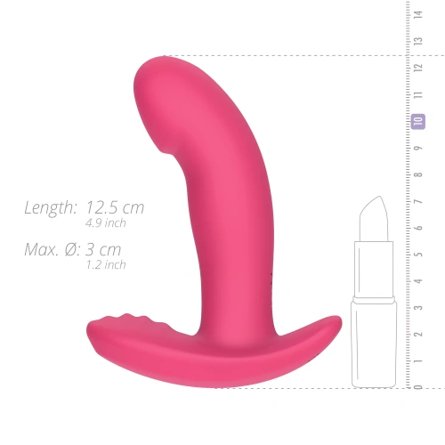 Rechargeable wearable vibrator controlled with Ivy mobile app [3]