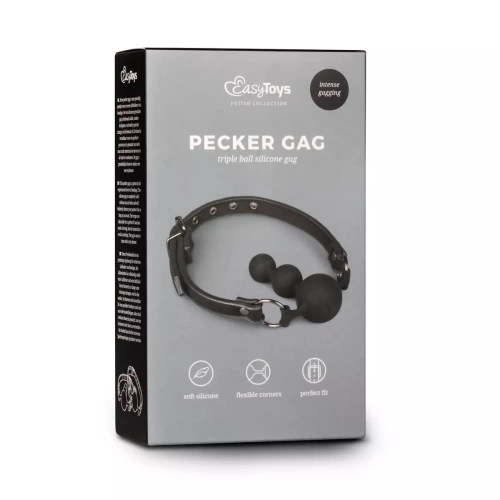 Mouth ball with extra Pecker Gag balls [4]