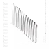 Ralitsa Luxury set of metal urethral dilators in leather case Single Ended [2]
