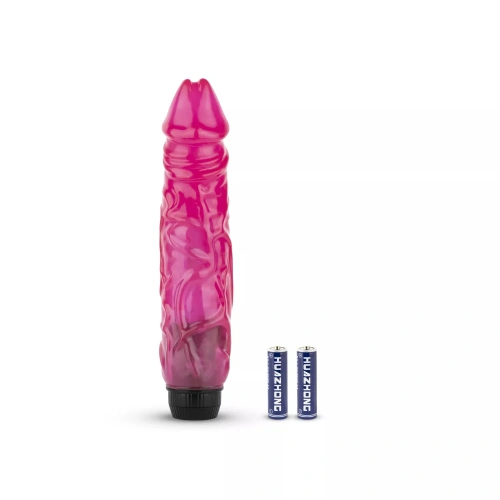 Large realistic vibrator Jelly Supreme pink [3]