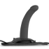 Strapon belt with curved silicone dildo Banger Strap black [1]