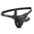 Strapon belt with curved silicone dildo Banger Strap black