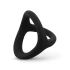 Silicone ring for penis and testicles Desire Ring black [1]