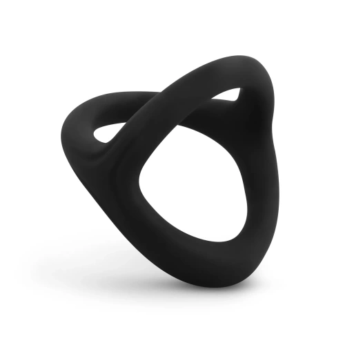 Silicone ring for penis and testicles Desire Ring black [2]