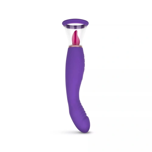Vibrating pump for clitoris and nipples with G-spot vibrator Pleasure Pump [1]