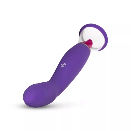 Vibrating pump for clitoris and nipples with G-spot vibrator Pleasure Pump [5]