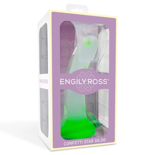 Engily Ross Confetti Star Glow in the Dark Silicone Dildo [6]