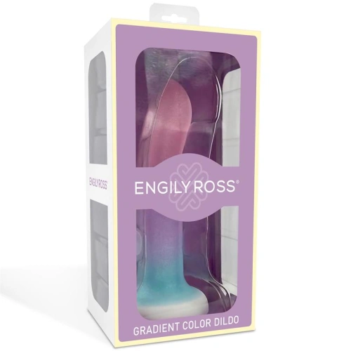 Nina - Engily Ross Gradient Color Pearl Silicone Small Anal Dildo [8]