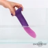 Engily Ross Colour Changing Soft Silicone Flexible Anal Dildo Purple - Pink [1]