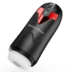 Nina - Rechargeable Thrusting and Vibrating Masturbator with Engily Ross Bloster Display