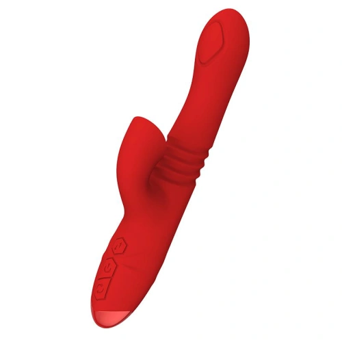 Nina - Engily Ross Velvet red clitoris stimulator tongue thrusting vibrator [2]