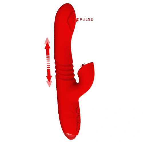 Nina - Engily Ross Velvet red clitoris stimulator tongue thrusting vibrator [3]
