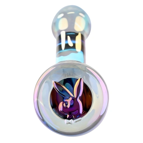 Nina - Playboy Pleasure Jewels King Curved Glass Dildo [1]