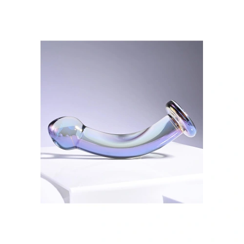 Nina - Playboy Pleasure Jewels King Curved Glass Dildo [10]