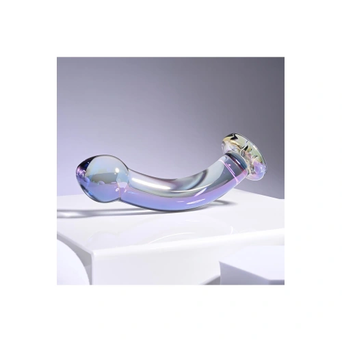 Nina - Playboy Pleasure Jewels King Curved Glass Dildo [11]