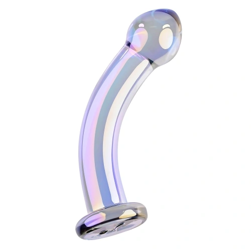 Nina - Playboy Pleasure Jewels King Curved Glass Dildo [4]