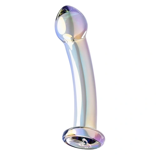 Nina - Playboy Pleasure Jewels King Curved Glass Dildo [5]
