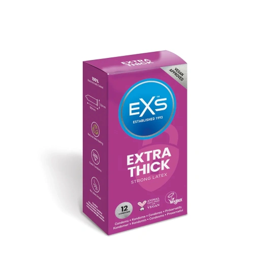12 pcs. Extra healthy condoms exs extra thick 12 pcs. Extra healthy condoms exs extra thick