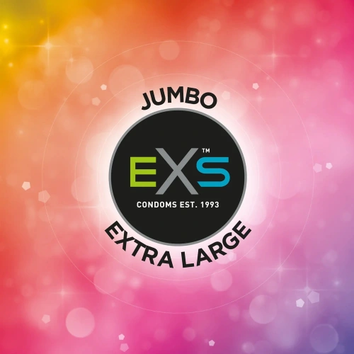 24 pcs. Extra large condoms EXS Jumbo 69 mm [4]