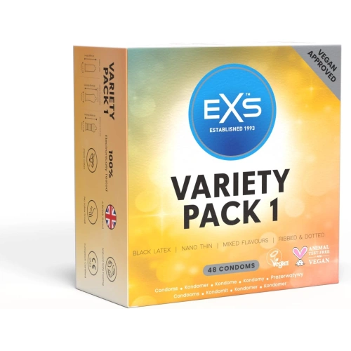 Veronica new 48 pcs EXS Variety Pack 1 Condom Mix [1]