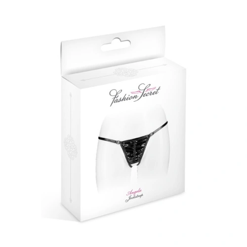 Erotic Crotchless thong Angela black [2]