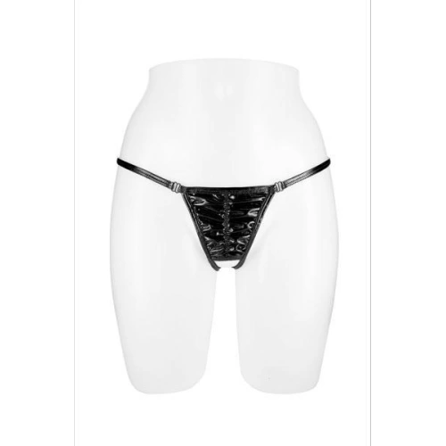 Erotic Crotchless thong Angela black