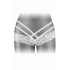 Anne white open bottom sexy lace panties