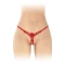 Danuta crotchless mini thong red