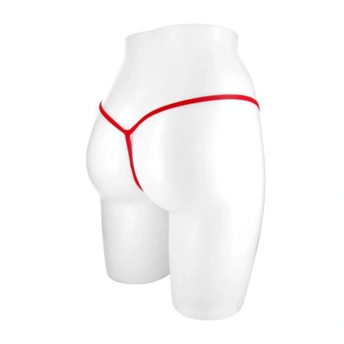 Sandra red thong thong with cut out bottom [1]