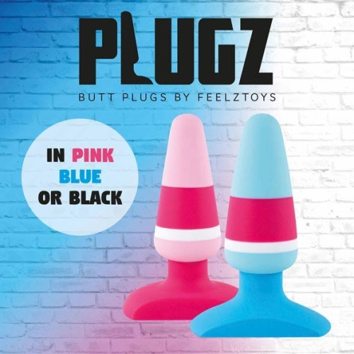 Plugz premium silicone anal dilator blue [3]