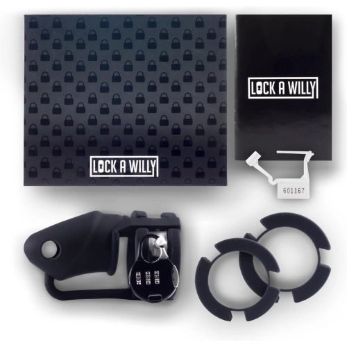 Lock A Willy silicone penis cage chastity cages [16]