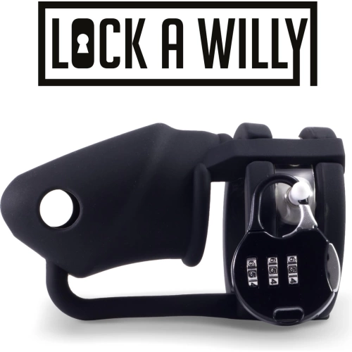 Lock A Willy silicone penis cage chastity cages