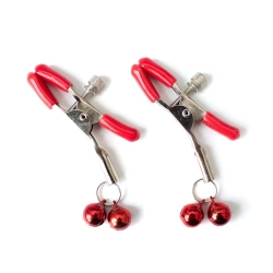 Dilyana- Metal nipple clips with pendants Fetish Addict